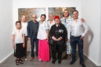 Люся Воронова фотографии с выставки Мозаичность 104